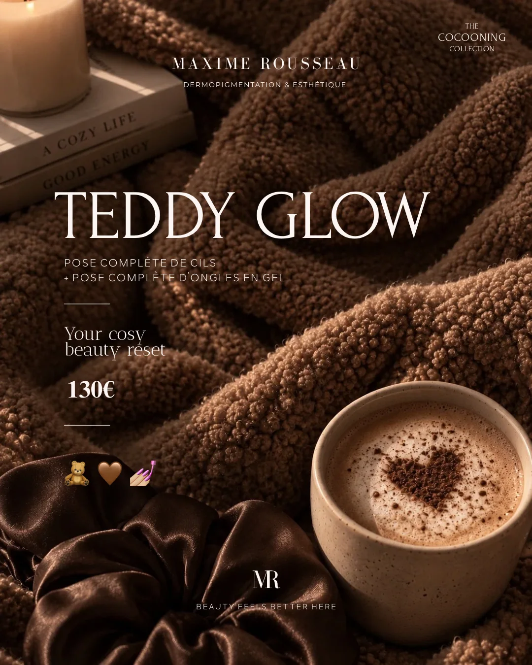 Visuel officiel du pack Teddy Glow de The Cocooning Collection